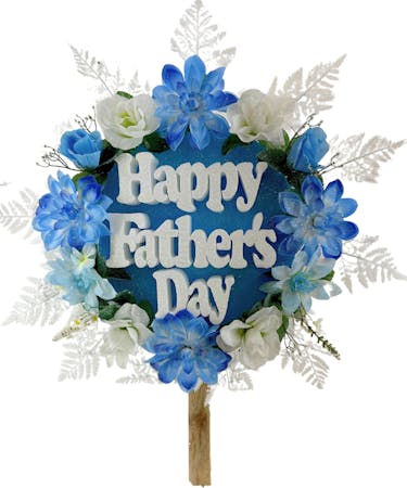 Silk Happy Father's Day Sign