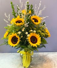 Sparkling Sunflowers