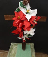 Christmas wooden cross