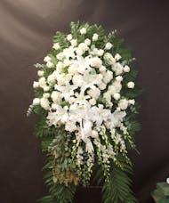 All in White rose and lily tribute