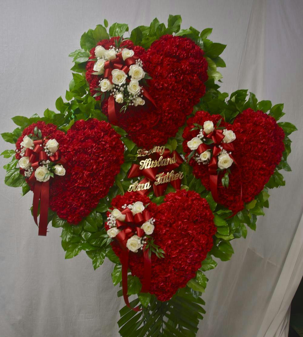 Hearts Circle of Hearts Staten Island (NY) Sympathy Flowers Moravian Florist
