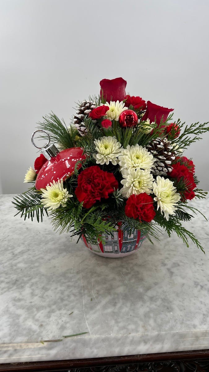 Staten Island NY Christmas Flowers Moravian Florist