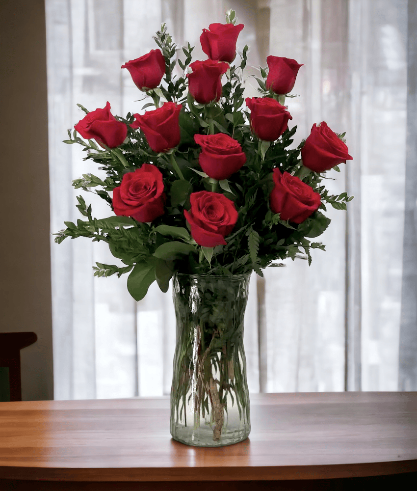 Dozen Red Roses for Staten Island Delivery Moravian Florist